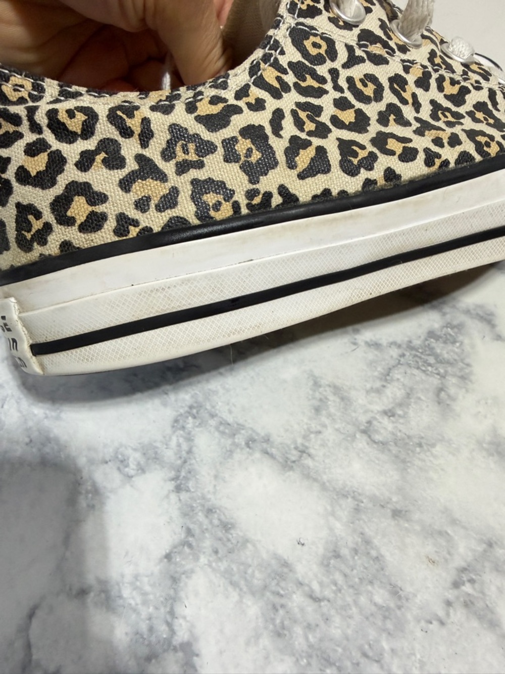 Converse Chuck Taylor Animal Print Low-Top Sneaker White Leopard 7.5 9.5 - Picture 11 of 12